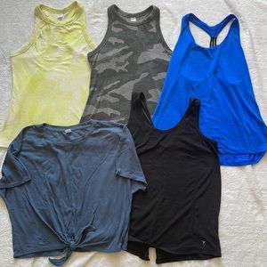 Old Navy Women’s Activewear Tops Lot
